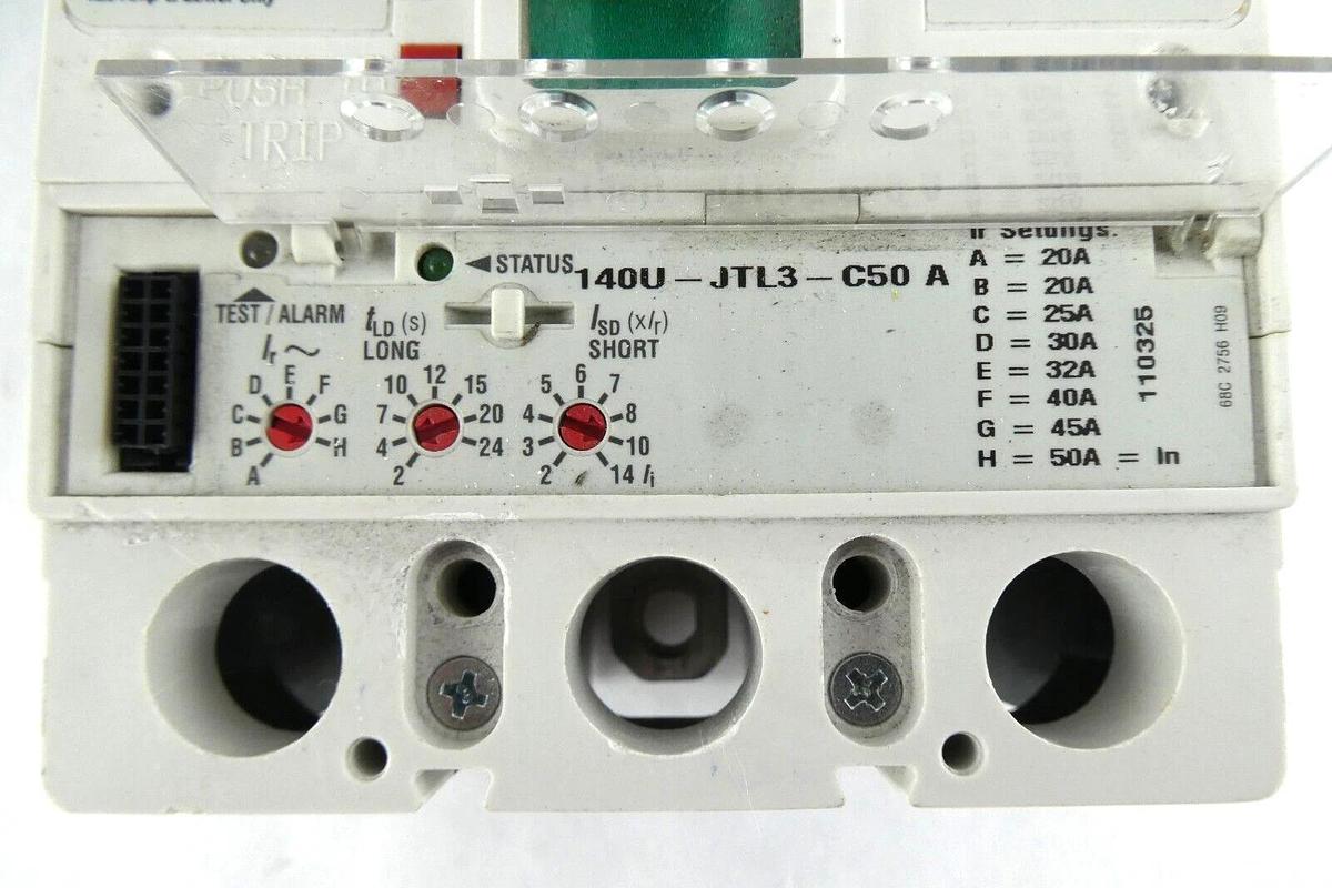 Used AB Allen-Bradley 140U-J2X3 A Circuit Breaker 140U-J2 140U-JTL3-C50 A Working