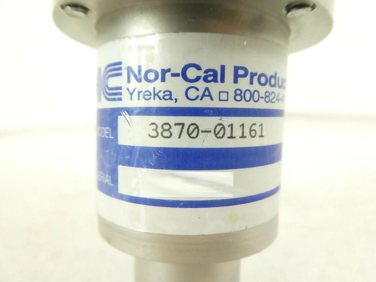 Used Nor-Cal Products 3870-01161 Angle Valve AMAT Applied Materials Working Surplus