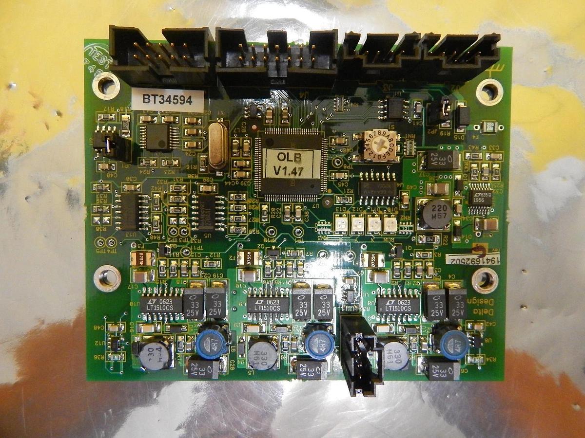 Used Delta Design 1941692502 Pick and Place Interface Board PCB Rev. C OLB V1.47 Used
