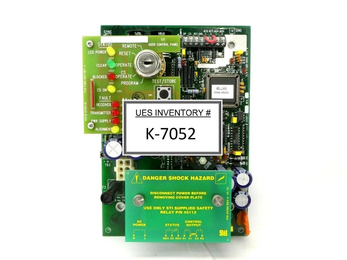 Used Sti 17488-0040 PCB Assembly OPTOB/MINIB/MS4400/OF4100 42597-0310 No Keys Working