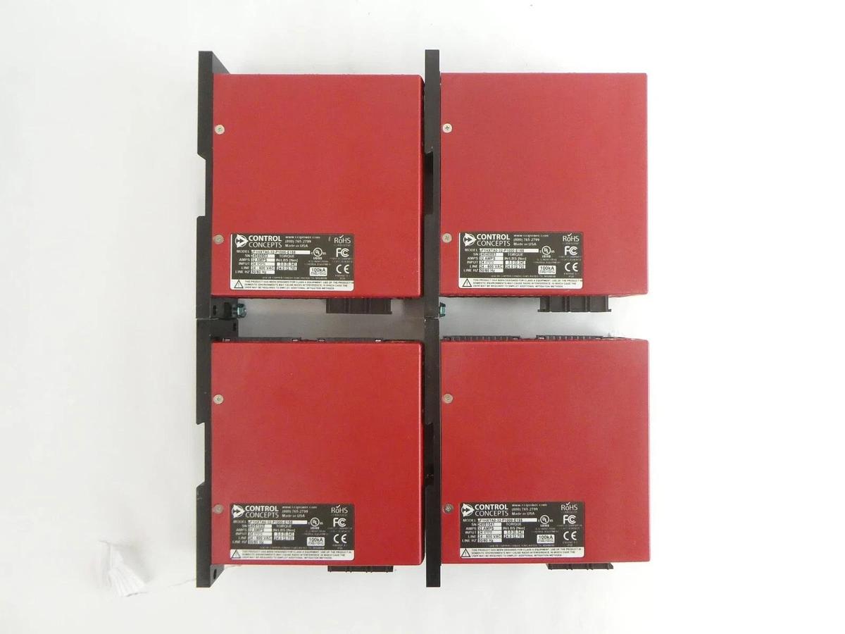 Used Control Concepts uF1HXTA0-32-P1000-E155 SCR Controller Lot of 12 Working