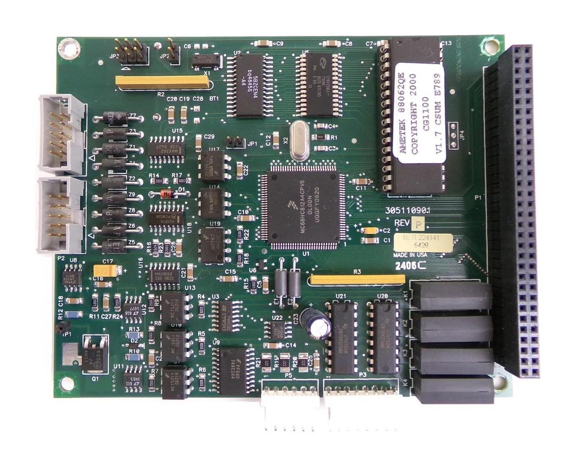 Used Ametek Process Instruments 305110901 Processor PCB CG1102 O2 Analyzer Working
