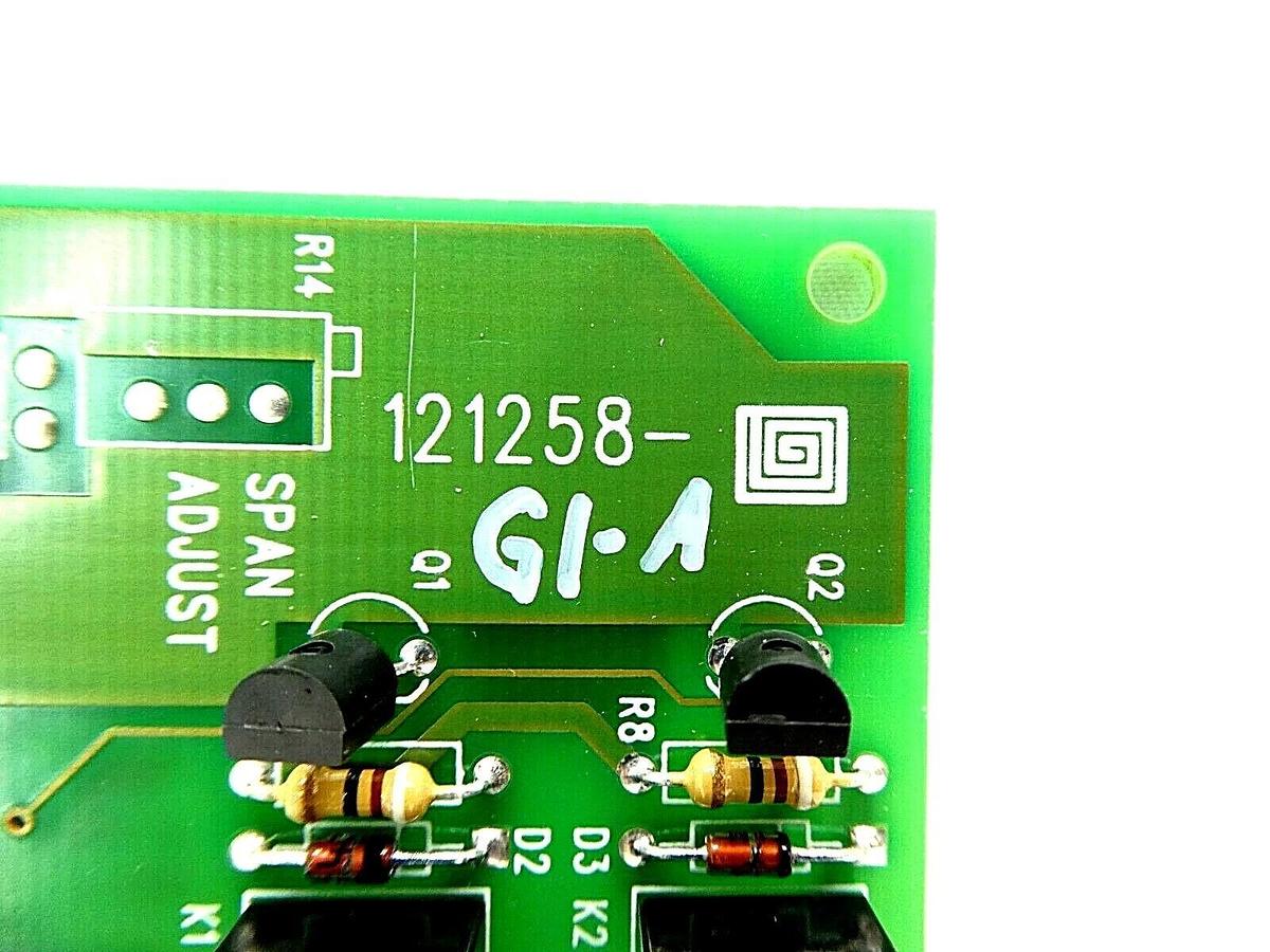 Used MKS Instruments 121258-G1-A Pressure Controller I/O PCB Card 121257-A Working
