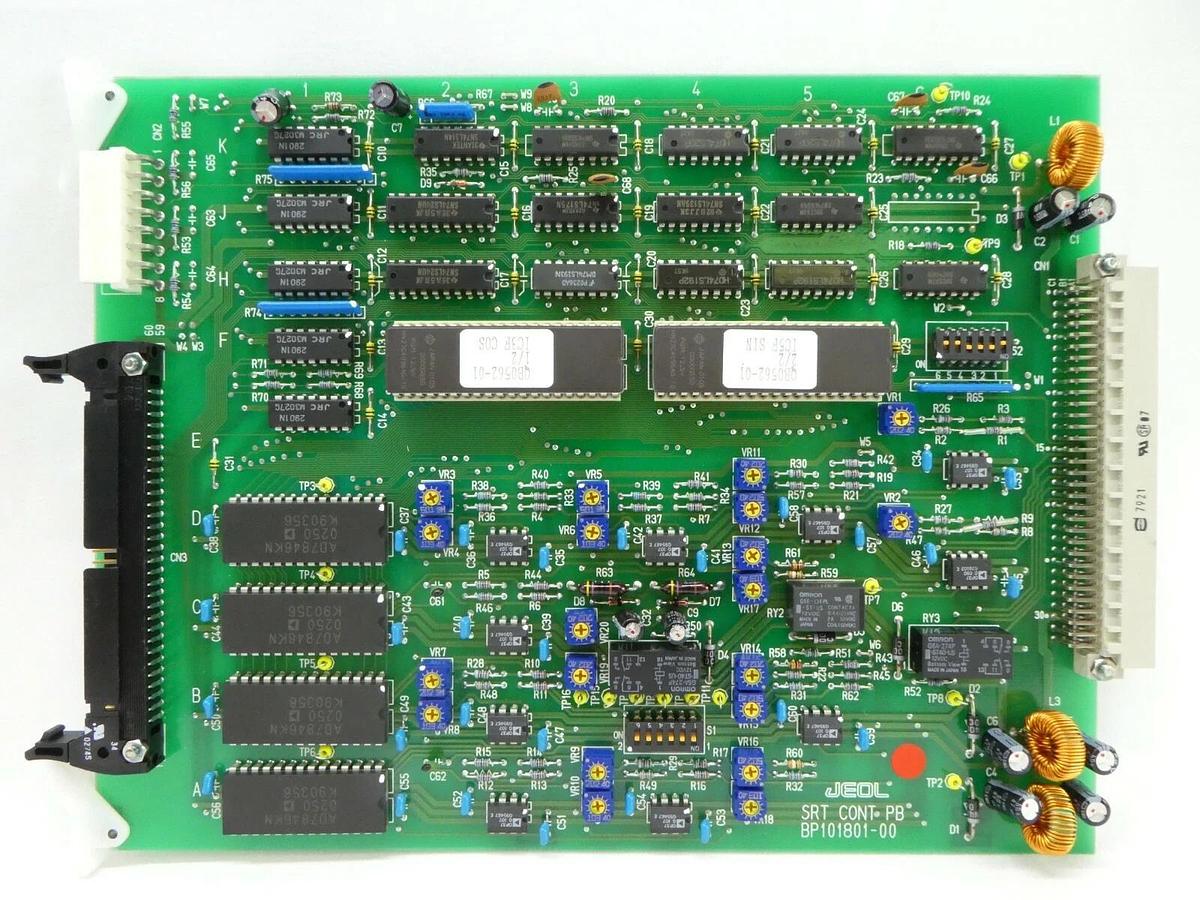 Used JEOL BP101801-00 SRT CONT PB PCB Card JWS-7555S Wafer Review SEM Working Spare