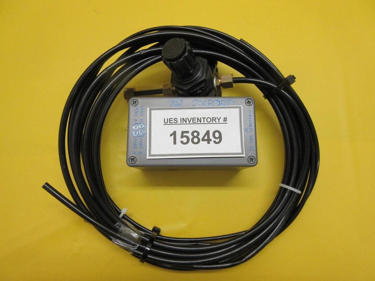 Used Oxford Instruments 1108-096 U.D.C. Pneumatic Unit JEOL JEM-2010F Used Working