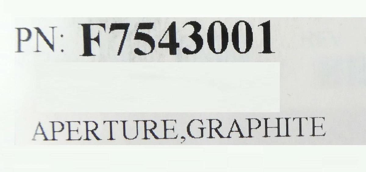 Varian Semiconductor Equipment F7543001 Graphite Entrance Aperture Lot of 11 New