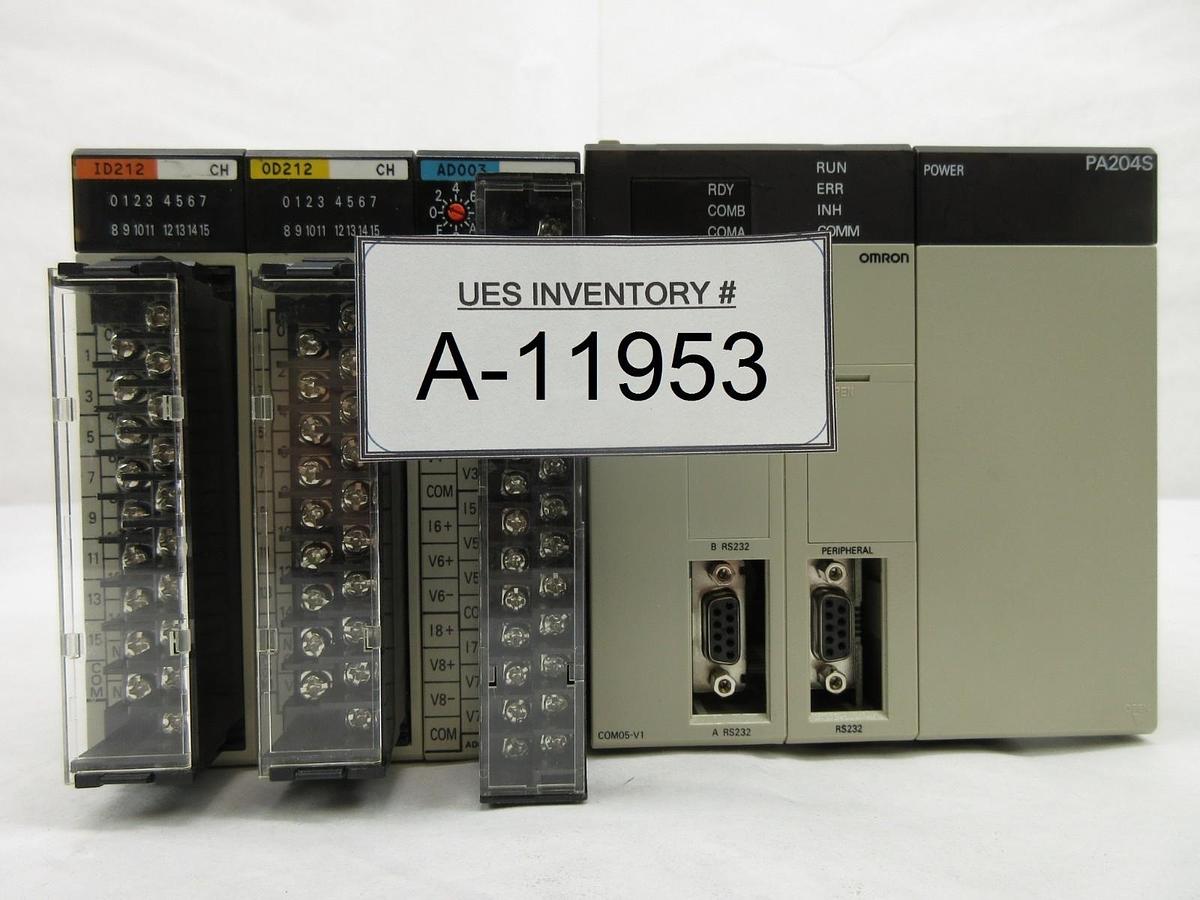 Used Omron C200HE Programmable Logic Controller PLC SYSMAC Nikon NSR-S202A Working