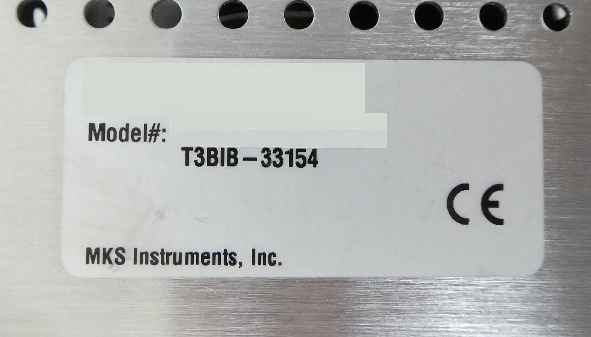 Used MKS Instruments T3BIB-33154 Exhaust Throttle Control Valve Type T3BI Working