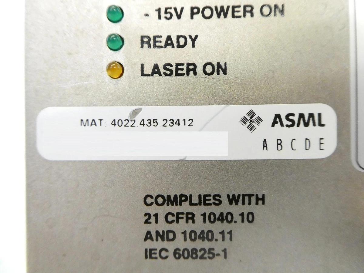 Used Agilent 5517C-C01 HeNe Laser Head 475uW ASML 4022.435.23412 Untested Surplus