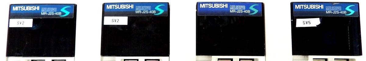Used Mitsubishi Electric MR-J2S-10B MR-J2S-40B AC Servo Driver MELSERVO Lot of 6