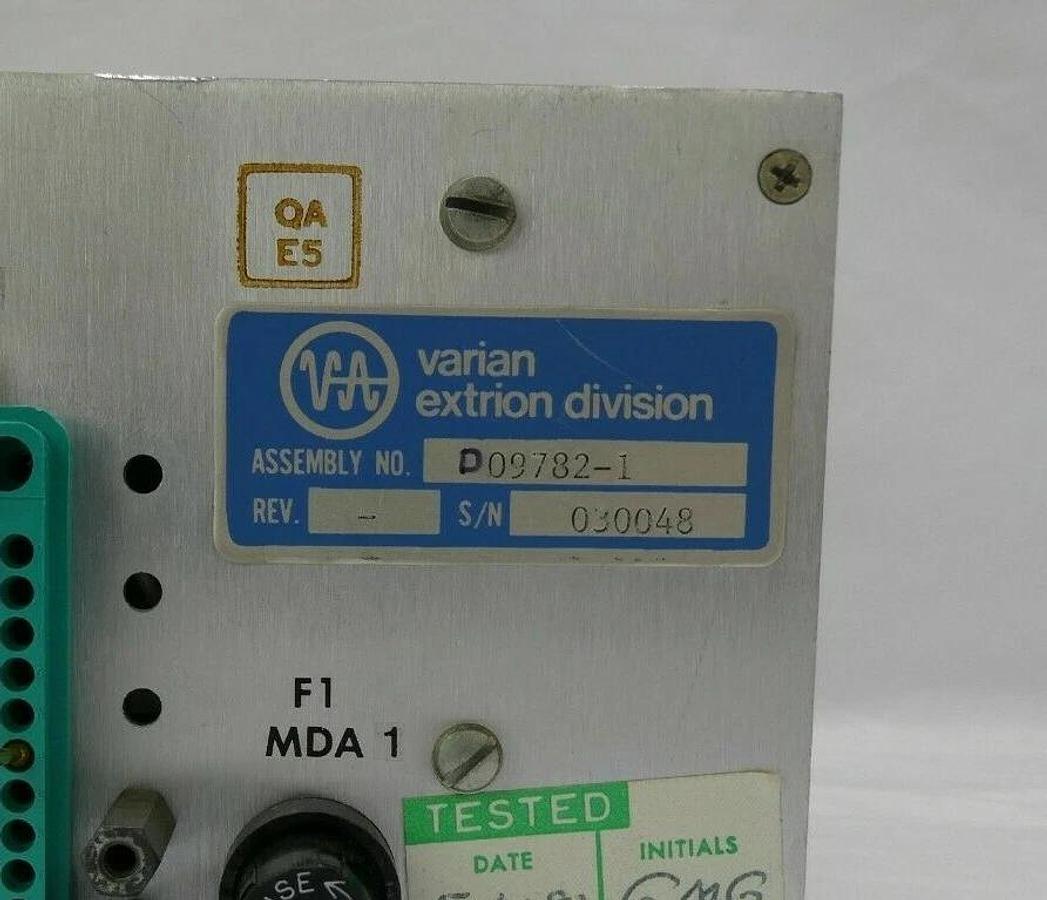Used Varian Semiconductor Equipment D09782-1 DVM Readout D097821 VSEA Working Surplus