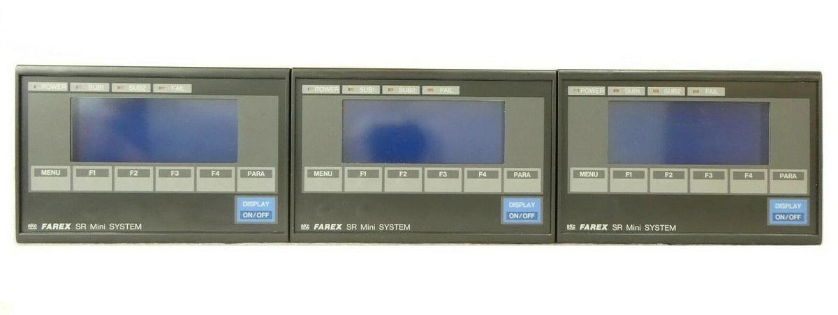 Used RKC Instrument OPL-A*N-CS11 FAREX SR Mini System Lot of 3 TEL Trias Working