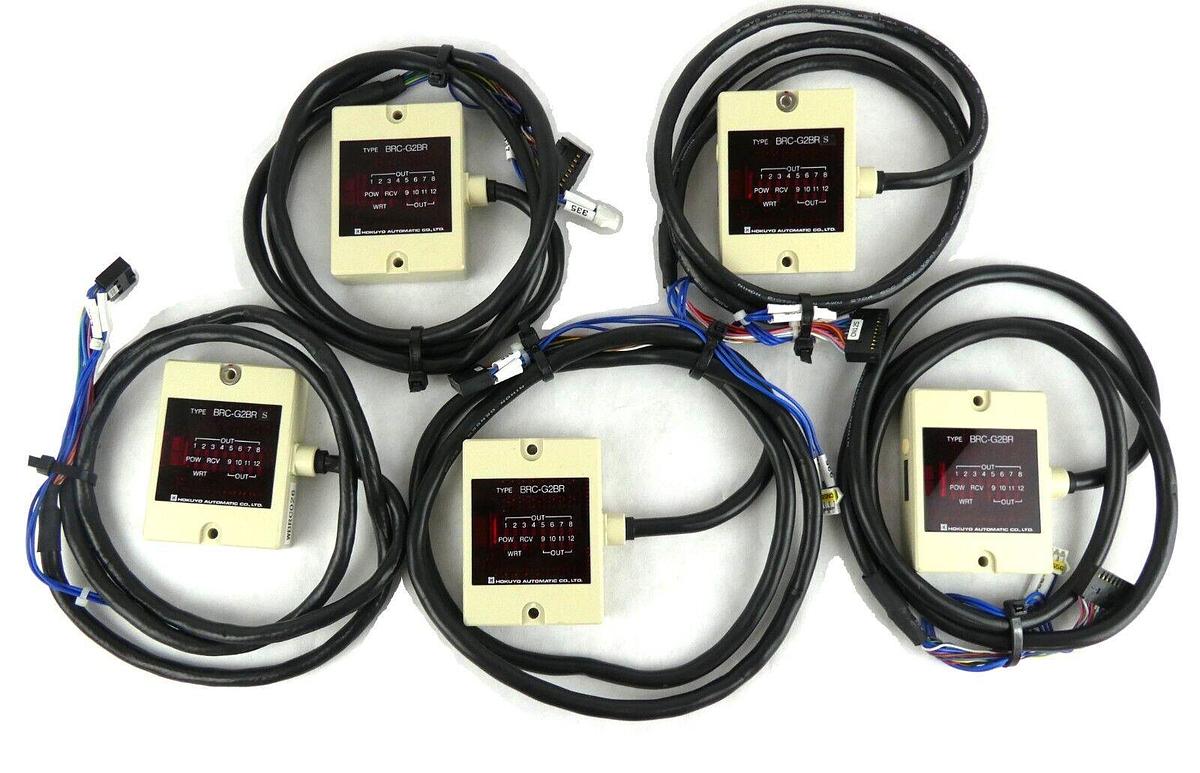 Used Hokuyo Automatic BRC-G2BR Optical Transmission Device Reseller Lot of 5 Working