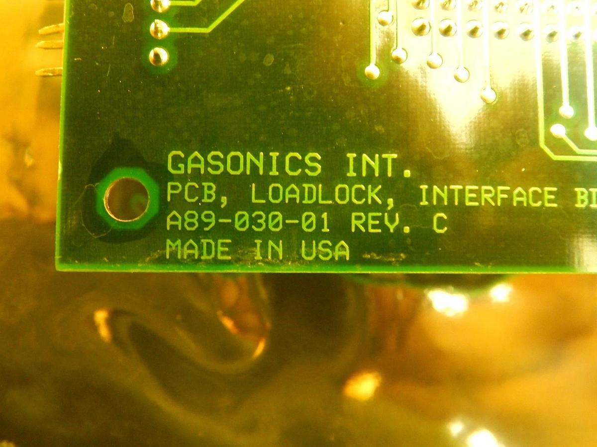 Used GaSonics 90-2608 PCA Loadlock Interface PCB Board Rev. A A-2000LL Used Working