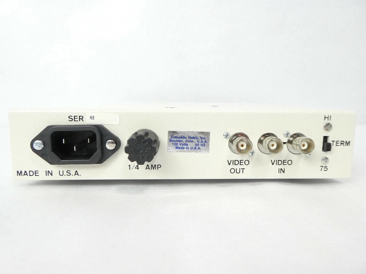 Used Hitachi KP-D50U CCD Camera & Colorado Video 620 X-Y Indicator Used Working