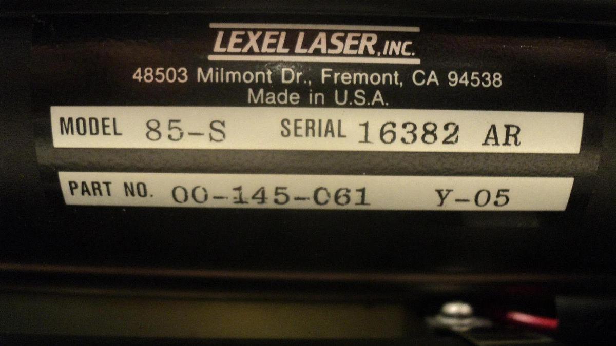 Used Lexel 00-145-061 Laser 85-S Used Working