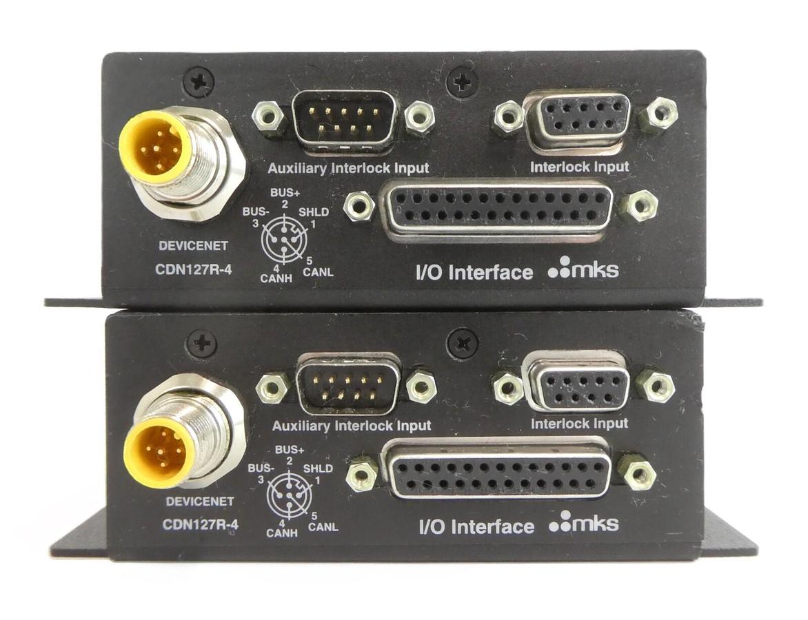 Used MKS Instruments CDN127R-4 Peripheral Adaptor AMAT 0190-37765 Lot of 2 Working