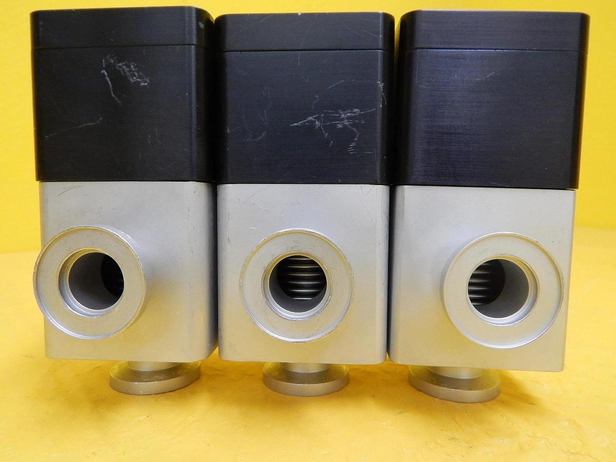 Used Varian L6281701 Pneumatic Angle Valve NW-16-A/0 L6281-701 Lot of 3 VSEA Working