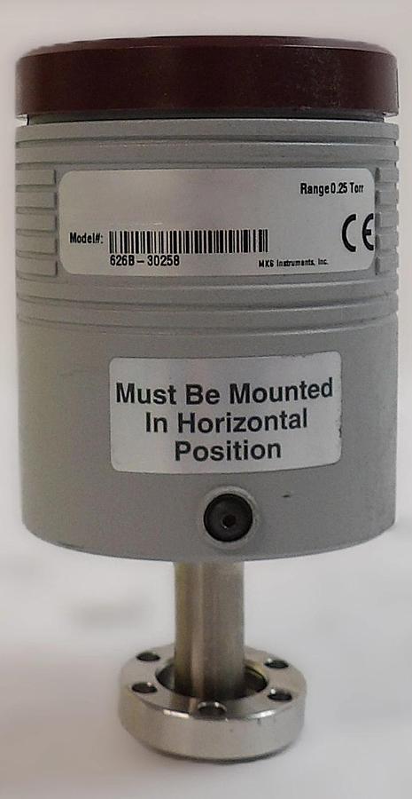 Used MKS Instruments 626B-30258 Baratron Capacitance Manometer Type 626 Surplus