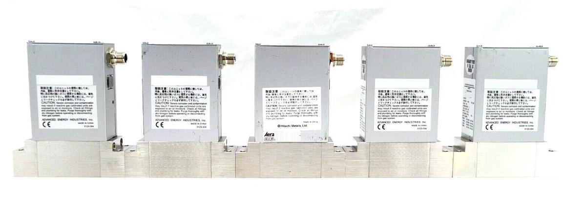Used Aera FC-DN780CBA Mass Flow Controller MFC 600 SCCM 400 SCCM He Lot of 11 Working