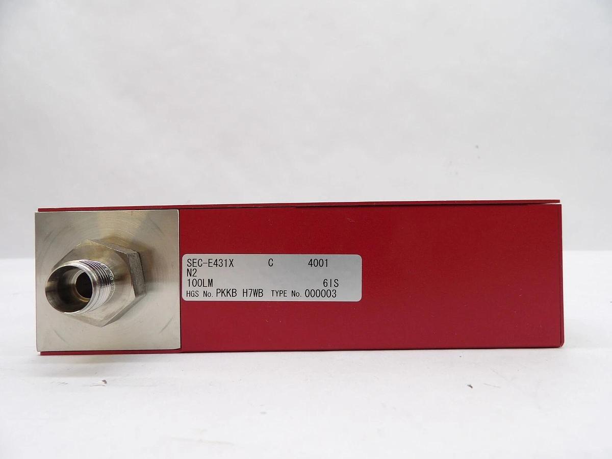 Used Horiba STEC SEC-E431X Mass Flow Controller MFC E400 100 LM N2 Working Spare