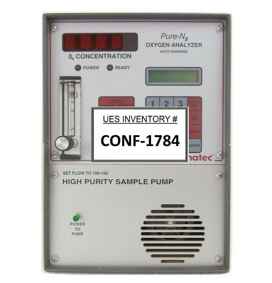 Used Ceramatec C7-01-1000-16-0 PureN2 Portable Oxygen Analyzer Working Surplus
