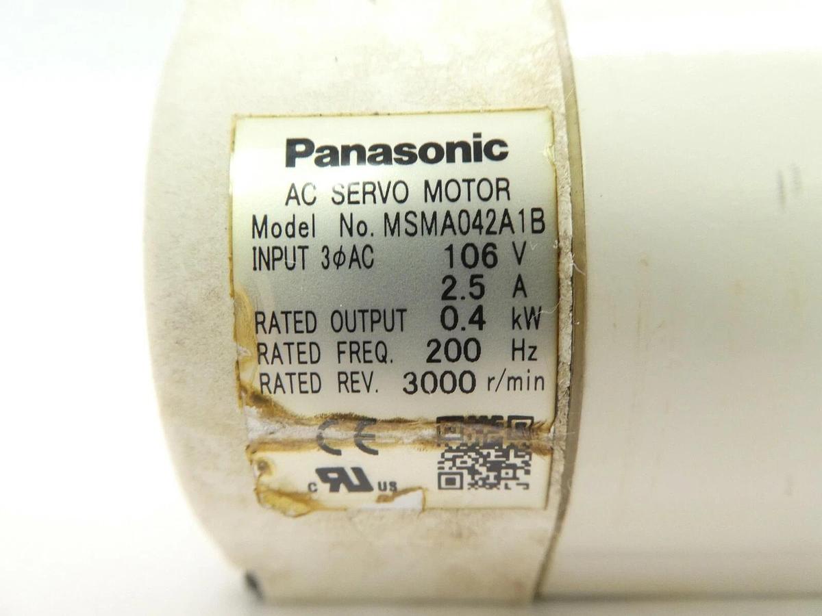 Used Panasonic MSMA042A1B AC Servo Motor MSMA042A84 VRSF-15C-400 Working Surplus
