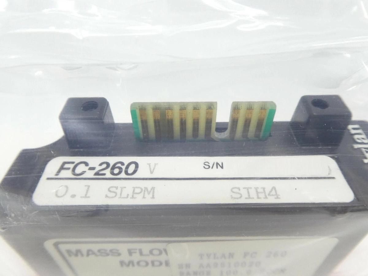 Tylan FC-260V Mass Flow Controller MFC 0.1 SLPM SiH4 FC-260 New Surplus