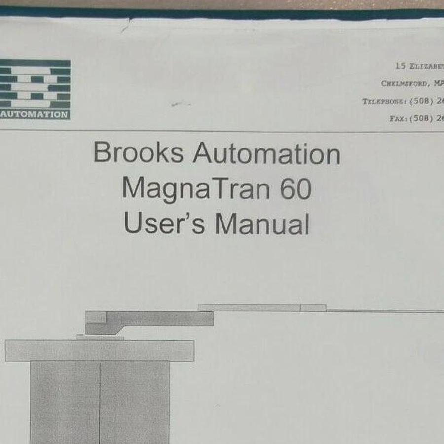 Used Brooks Automation 001-7338-09 Robot MagnaTran 60 Lam FPD Continuum Spare As-Is