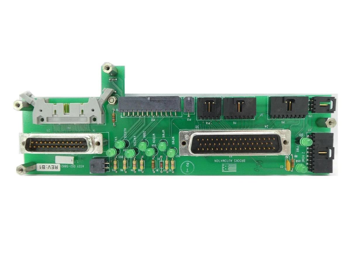 Used Brooks 002-5882-03 Interconnect Sensor PCB Rev. B1 Novellus 27-123555-00 Working
