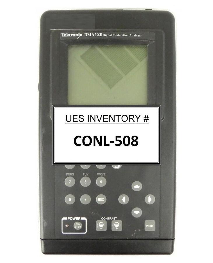 Used Tektronix DMA120 Digital Modulation Analyzer Working Surplus