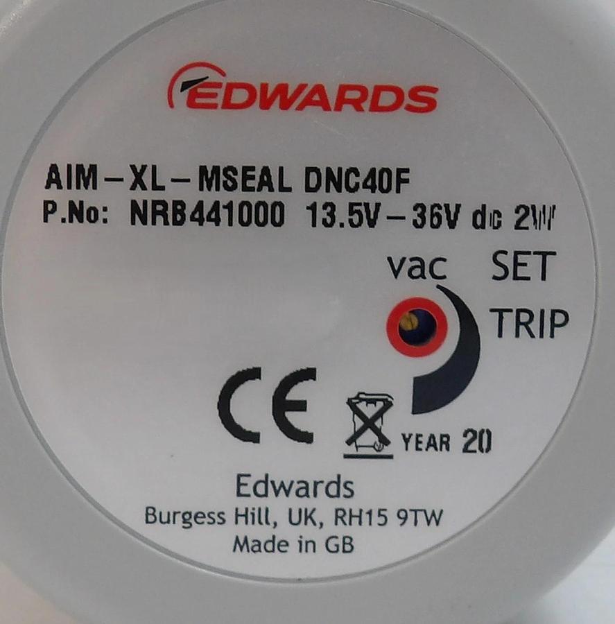 Edwards NRB441000 Active Inverted Magnetron Gauge AIM-XL-MSEAL New Surplus