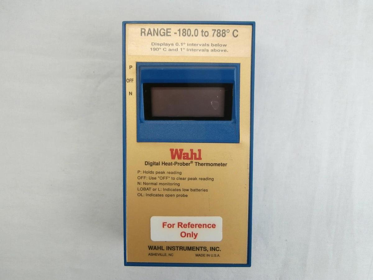 Used Wahl 392VXC Digital Heat-Prober Thermometer with Platinum Resistance Probe Used