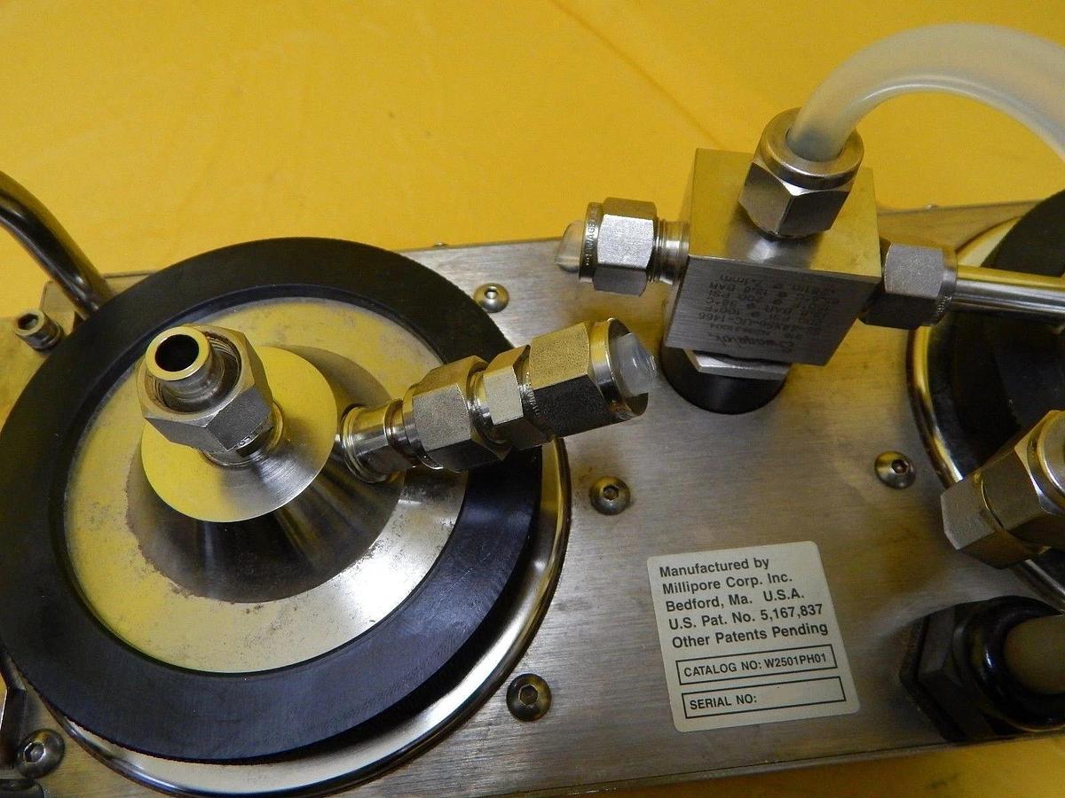 Used Millipore W2501PH01 Photoresist Pump Photo-250 Stainless Head Working Surplus