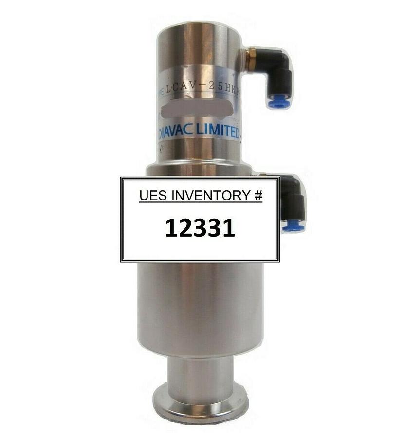 Used Diavac Limited LCAV-25HKPP Pneumatic Right Angle Valve MRC Eclipse Star Working
