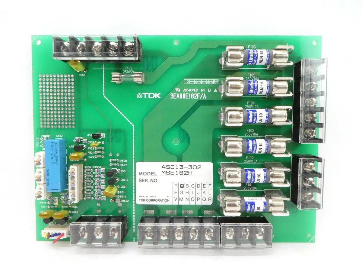 Used TDK MSE182H Over Current Relay PCB Nikon 4S013-302 NSR System Working Spare