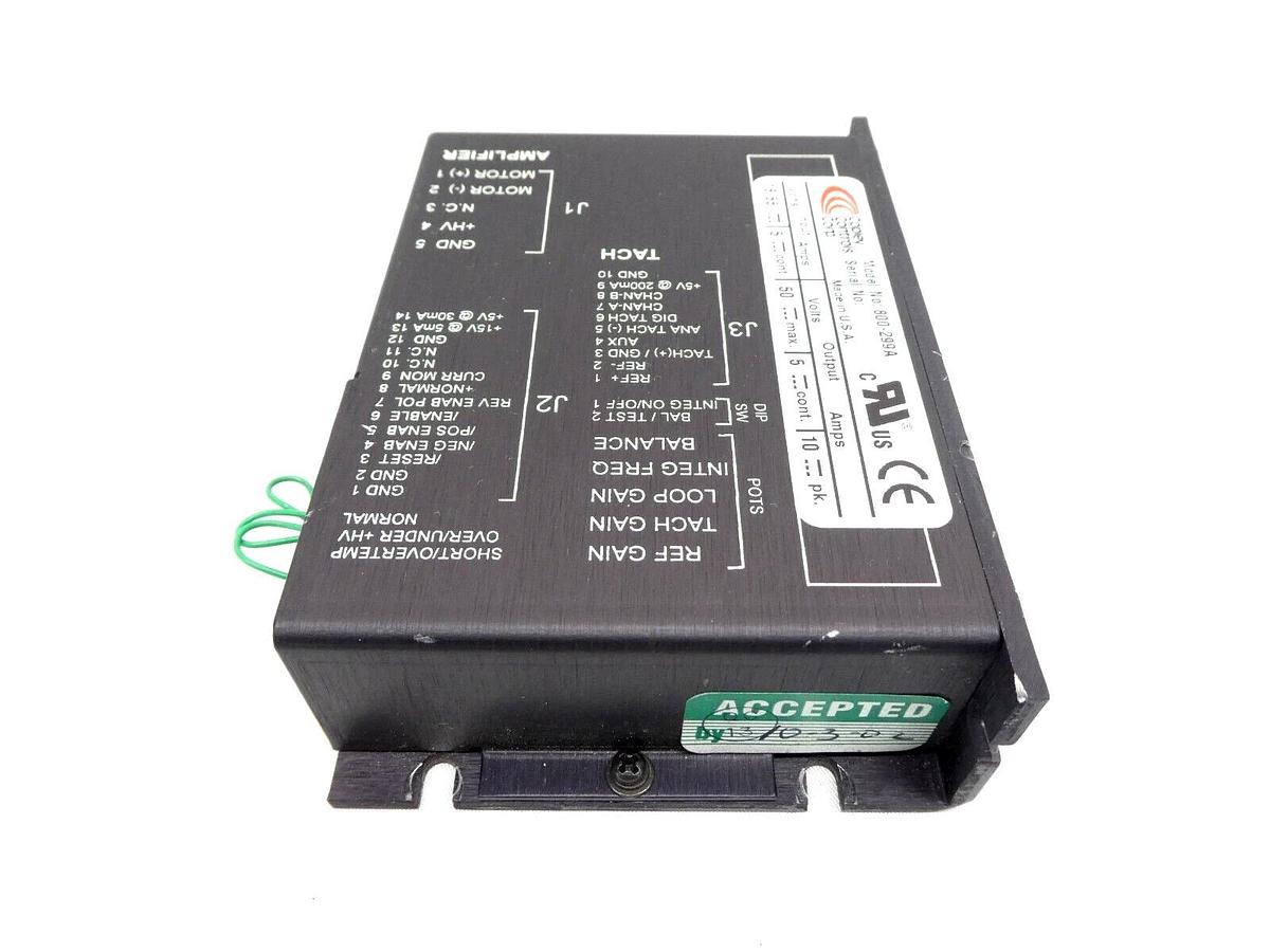 Used Copley Controls 800-299A Servo Motor Drive Amplifier Working Surplus