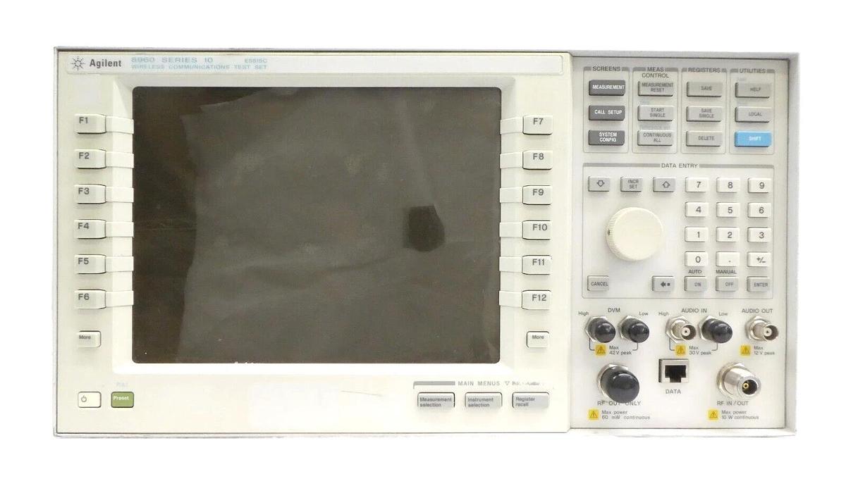 Used Agilent E5515C Wireless Communications Test Set 8960 SERIES 10 Frozen Untested