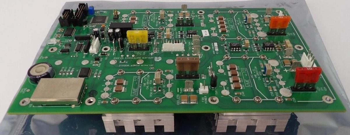 Used AMAT Applied Materials 0195-16375 Delphin Power Supply PCB Assembly Working