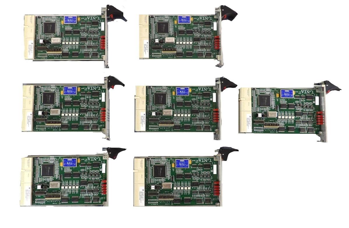 Used MKS Instruments AS00800-08 Quad Serial PCB Card AMAT 0190-23509 Lot of 7 Working