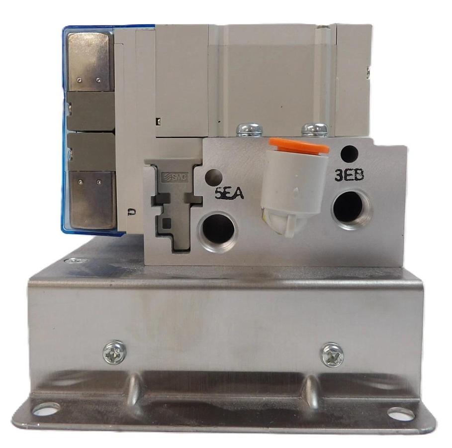 Used SMC SS5Y3-50SDA-X1158 16-Port Ethercat Pneumatic Manifold Working