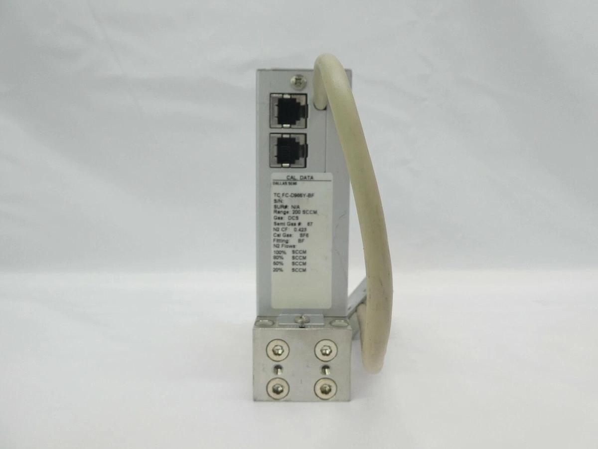 Used Aera TC FC-D985Y-BF Mass Flow Controller MFC FC-D985 200 SCCM DCS Working Spare