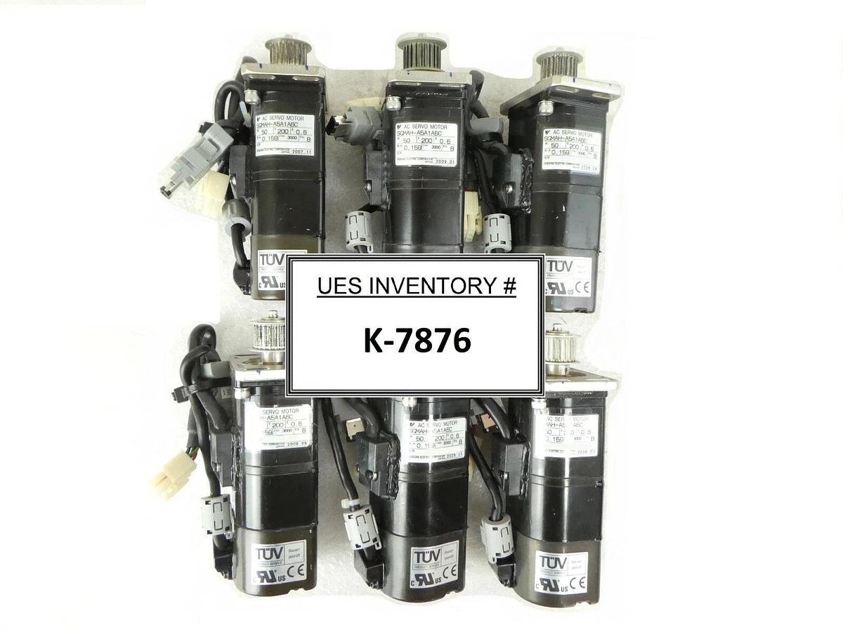 Used Yaskawa Electric SGMAH-A5A1A6C Reseller Lot of 6 Nikon NSR FX-601F Working Spare