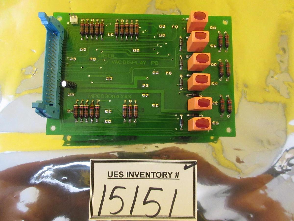 Used JEOL MP003084(00) VAC DISPLAY PB Vacuum LED Display Board PCB JEM-2010F Used