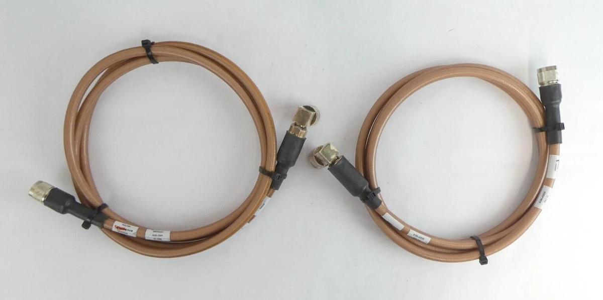 Used AMAT Applied Materials 0190-42020 RF Cable Reseller Lot of 4 Working Surplus