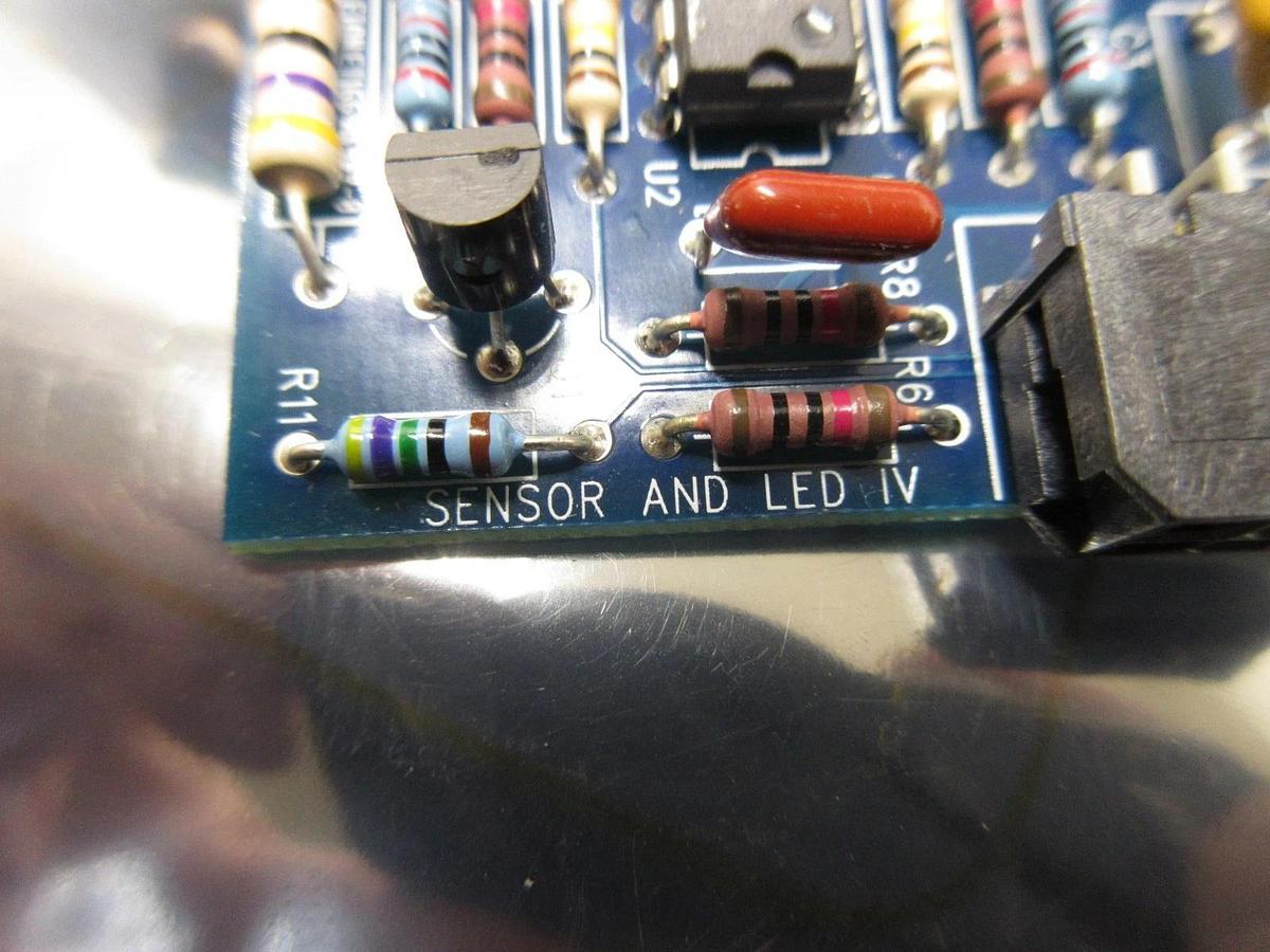 Used Brooks Automation 134333 Sensor and LED IV Board PCB Rev. B Used Working