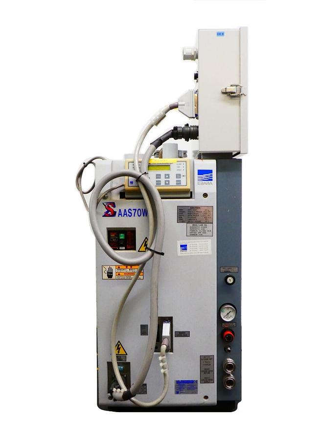 Used Ebara AAS70WN Heavy Duty Dry Vacuum Pump AAS Series Tested Not Working As-Is