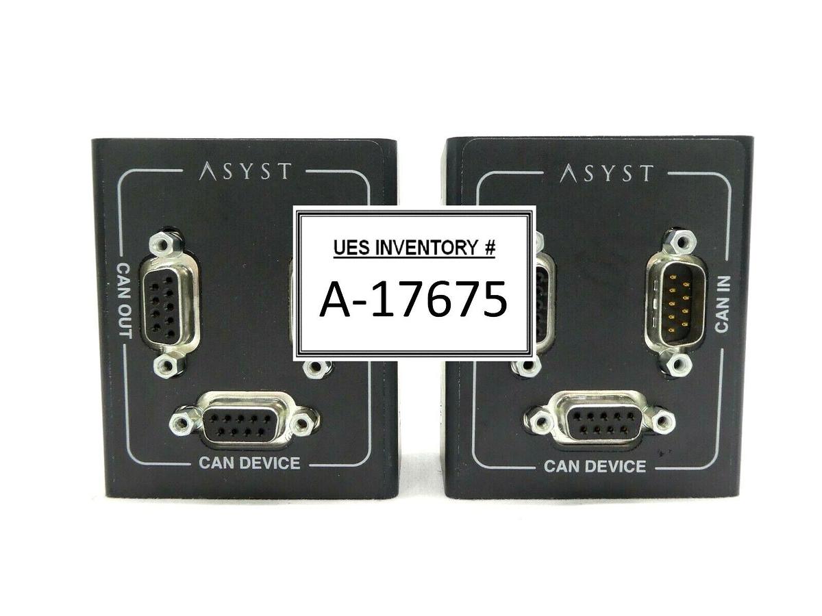 Used Asyst Technologies 9701-2935-01 CAN Device CAN TEE-RoHS Rev. B Lot of 2 Working