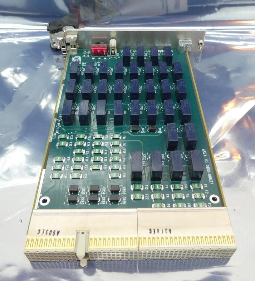 Used AMAT Applied Materials 0100-00637 300mm Mainframe Relays PCB Card Working Spare