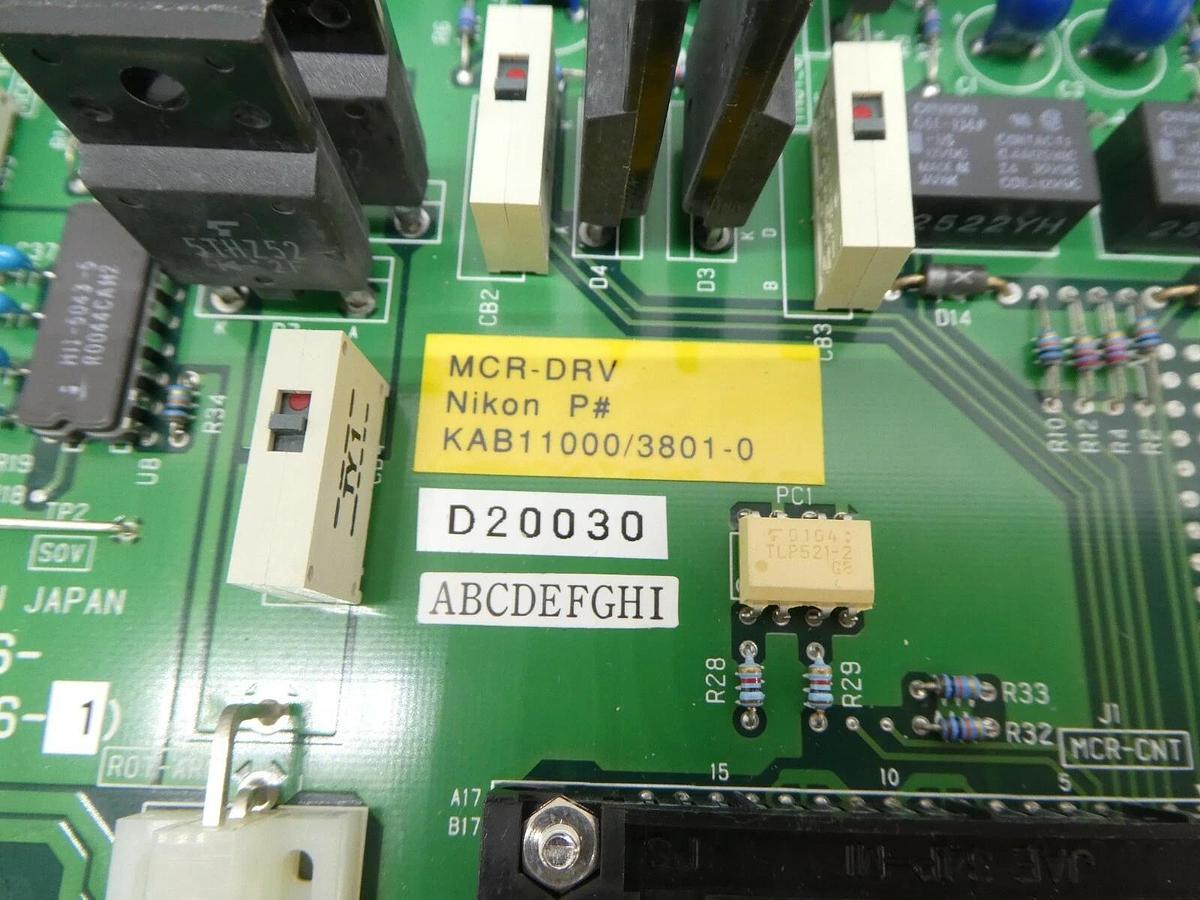 Used Nikon 2S003-056 Driver Board PCB MCR-DRV 4S003-056-1 KAB11000/3801-0 Working